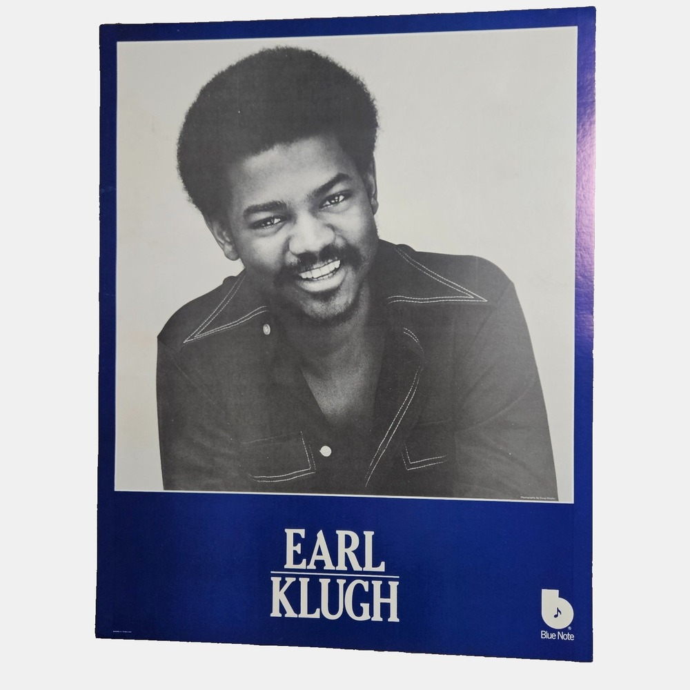 Earl Klugh Vintage 1970s Promo Poster 19x24 Blue Note Cardboard Stock Jazz‎ Ad